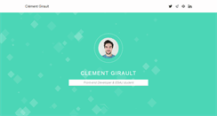 Desktop Screenshot of clementgirault.com