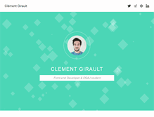 Tablet Screenshot of clementgirault.com